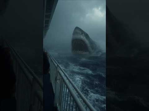 Thumbnail for 90-Foot Shark Filmed Swimming Beside Cruise Ship in Pacific