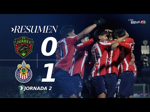 JUÁREZ 0-1 CHIVAS | Las Chivas lo ganan agónicamente con gol de último minuto  | J2 Con México C26