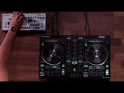 Roland DJ-202 4-deck Serato DJ Controller with Drum Machine