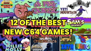 12 Of The Best New C64 Games From The Past Few Years - Yeti Mountain, A Pig Quest, Sam's Journey etc