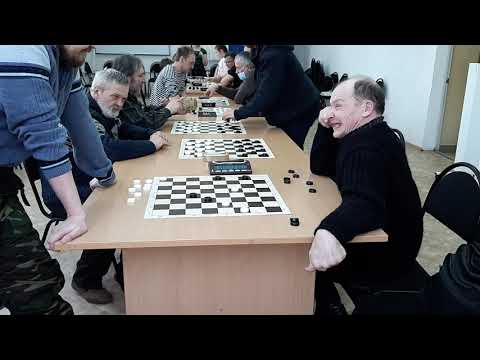 Матч, решивший судьбу первого места. Чемпионат Пермского края по молниеносной игре в русские шашки.