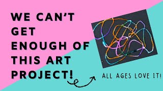 Easy Raised Salt Painting for Kids | Fun & Creative Art Activity!