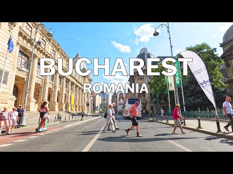 Bucharest, Romania - Driving Tour 4K