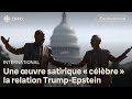A Statue With Jeffrey Epstein And A Faulty Escalator For Donald Trump Frontline