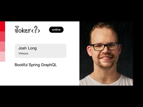 Josh Long — Bootiful Spring GraphQL
