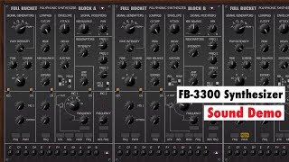 Video thumbnail for Full Bucket Music FB-3300 Synthesizer - FREE Emulation Of The KORG PS-3300 For PC & Mac by SYNTH ANATOMY