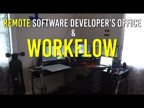 What A Remote Software Developer's Office Looks Like (My WORKFLOW)