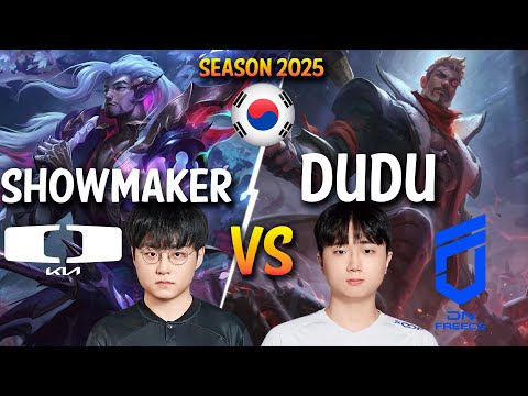 DK ShowMaker YASUO vs DNF DuDu JAYCE Top - Patch 15.2 KR Ranked | lolrec