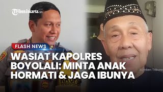 Ayah Almarhum AKBP Muhammad Yoga Ungkap Firasat sang Anak sebelum Meninggal, Titip Pesan
