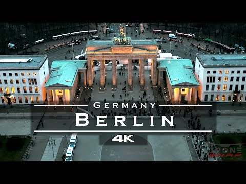 Berlin, Germany 🇩🇪 - by drone [4K] Video