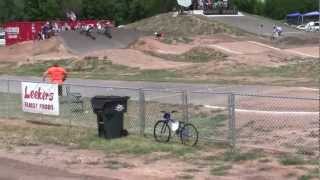 preview picture of video 'Park City Kansas BMX race day, July 8, 2012 B Race'