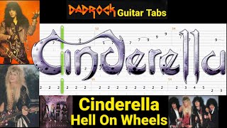 Hell On Wheels - Cinderella - Guitar + Bass TABS Lesson