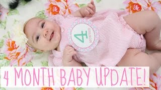 4 Month Baby Update: Sleep Training & 75th Weight Percentile! | Hayley Paige