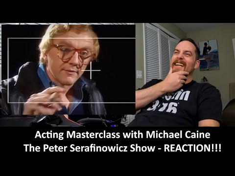 American Reacts to Acting Masterclass with Michael Caine - The Peter Serafinowicz Show REACTION