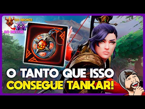 Eu viro uma MURALHA de tão tank! MULAN SOLO - Do Bronze ao Mestre Ranked Conquista