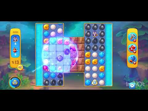 Fishdom level 11250 hard level-11251good music