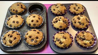 oatmeal chocolate chip muffins without eggs