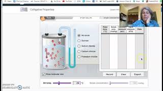 EPHS Honor Chem Gizmo Colligative Proprerites
