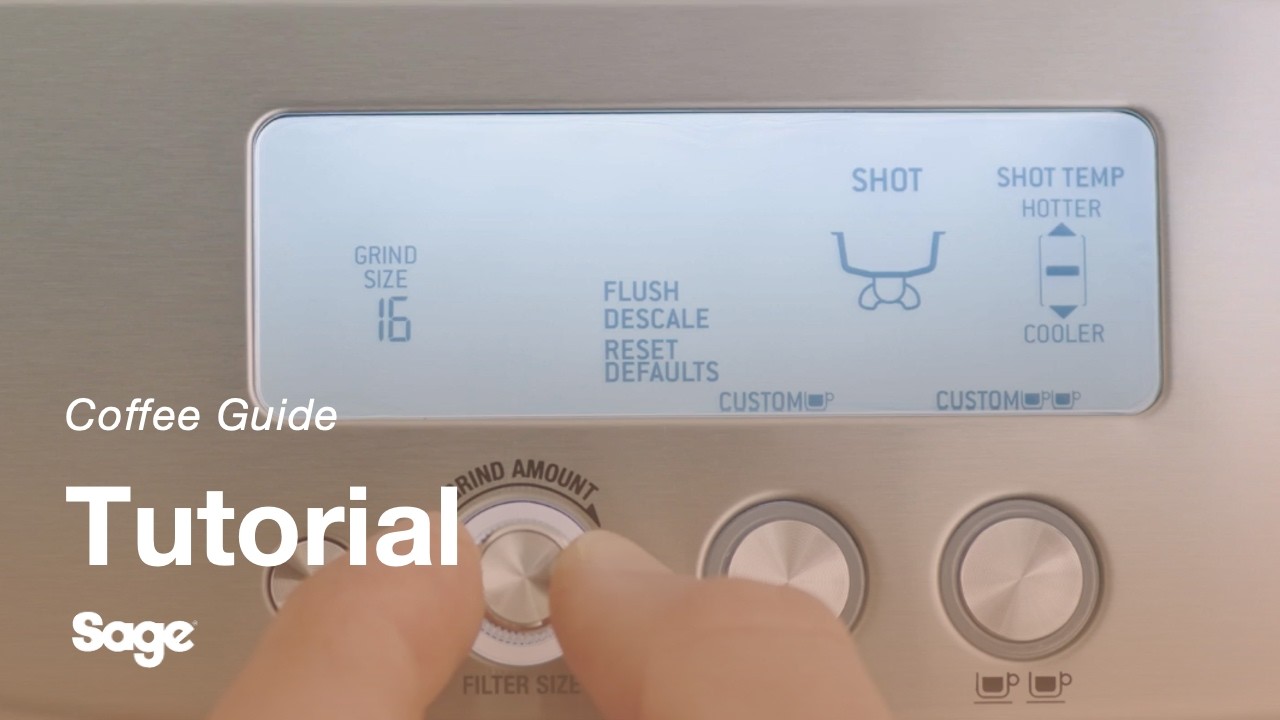 How to adjust the shot volume and temperature