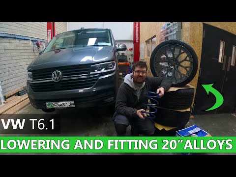 FITTING 50MM LOWERING SPRINGS & 20's TO VW TRANSPORTER T5/T6/T6.1