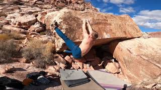 Video thumbnail: Adder Stone, V10. Red Rocks