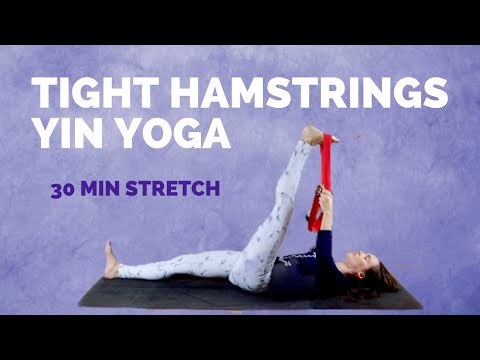Yin Yoga for HAMSTRINGS AND CALVES - 30 minute Stretch and Release