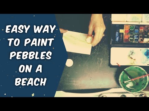 Thumbnail of How to Paint Pebbles on a Beach with Watercolour or Acrylic Paint