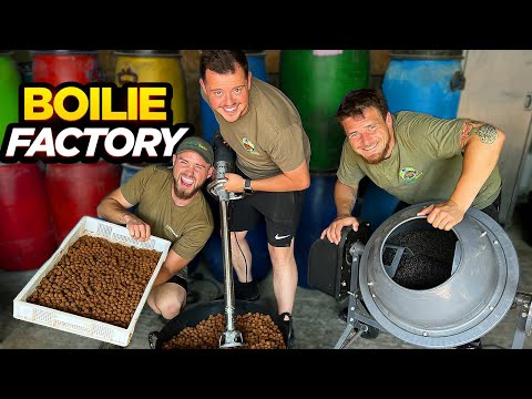 Making Carp Bait At The Boilie Factory