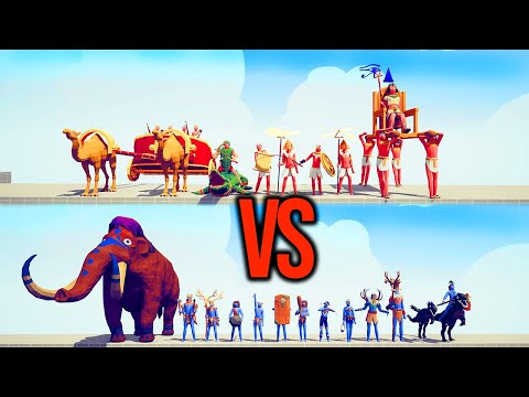 TRIBAL TEAM vs EGYPT TEAM #78 | TABS - Totally Accurate Battle Simulator