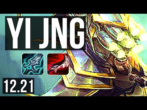 MASTER YI vs SHACO (JNG) | 9/1/5, 67% winrate, Dominating | KR Master | 12.21