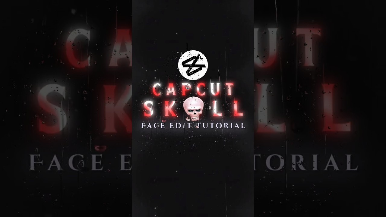Skull Face Edit Tutorial 💀🔥| Capcut Tutorial #shorts #capcuttutorial