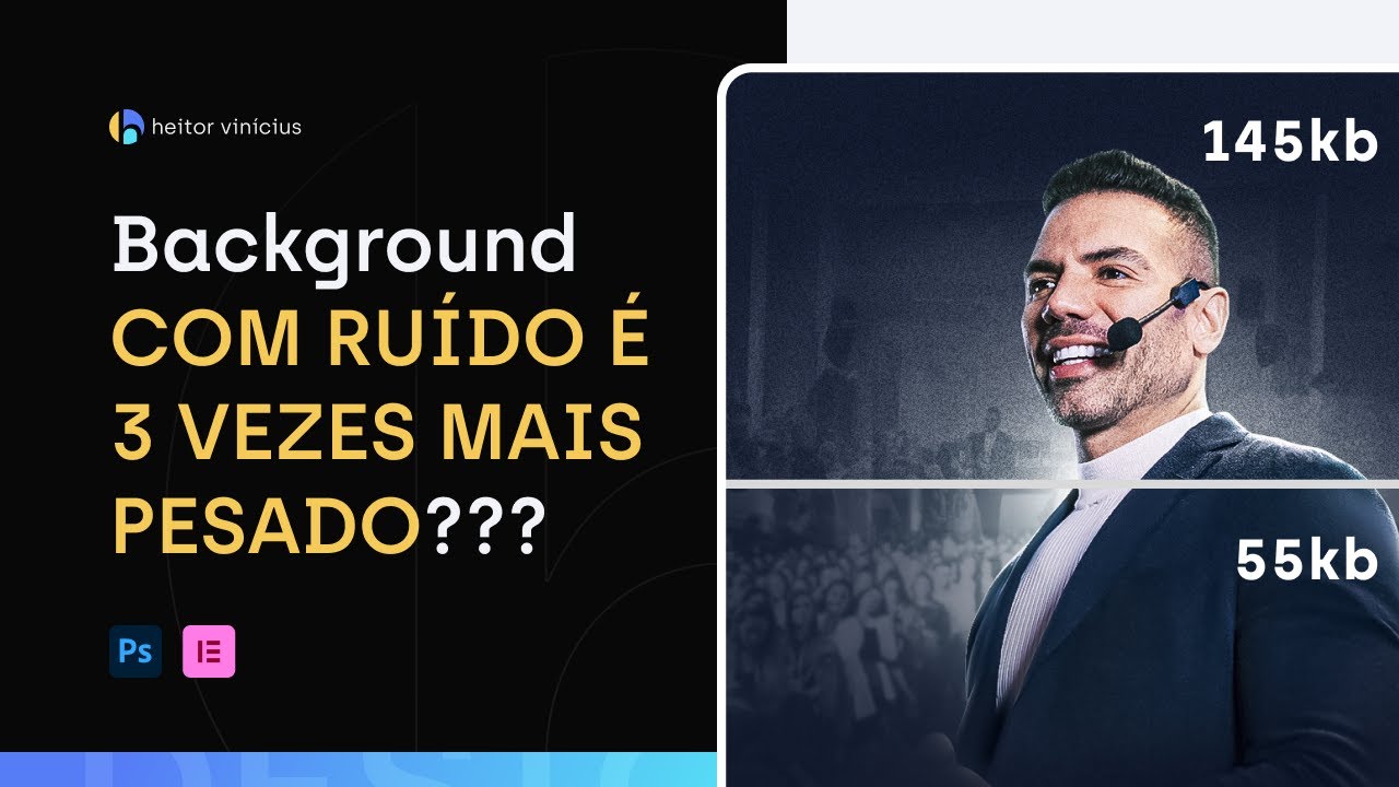 Aplicando RUÍDO em background no Elementor (MUITO LEVE!)