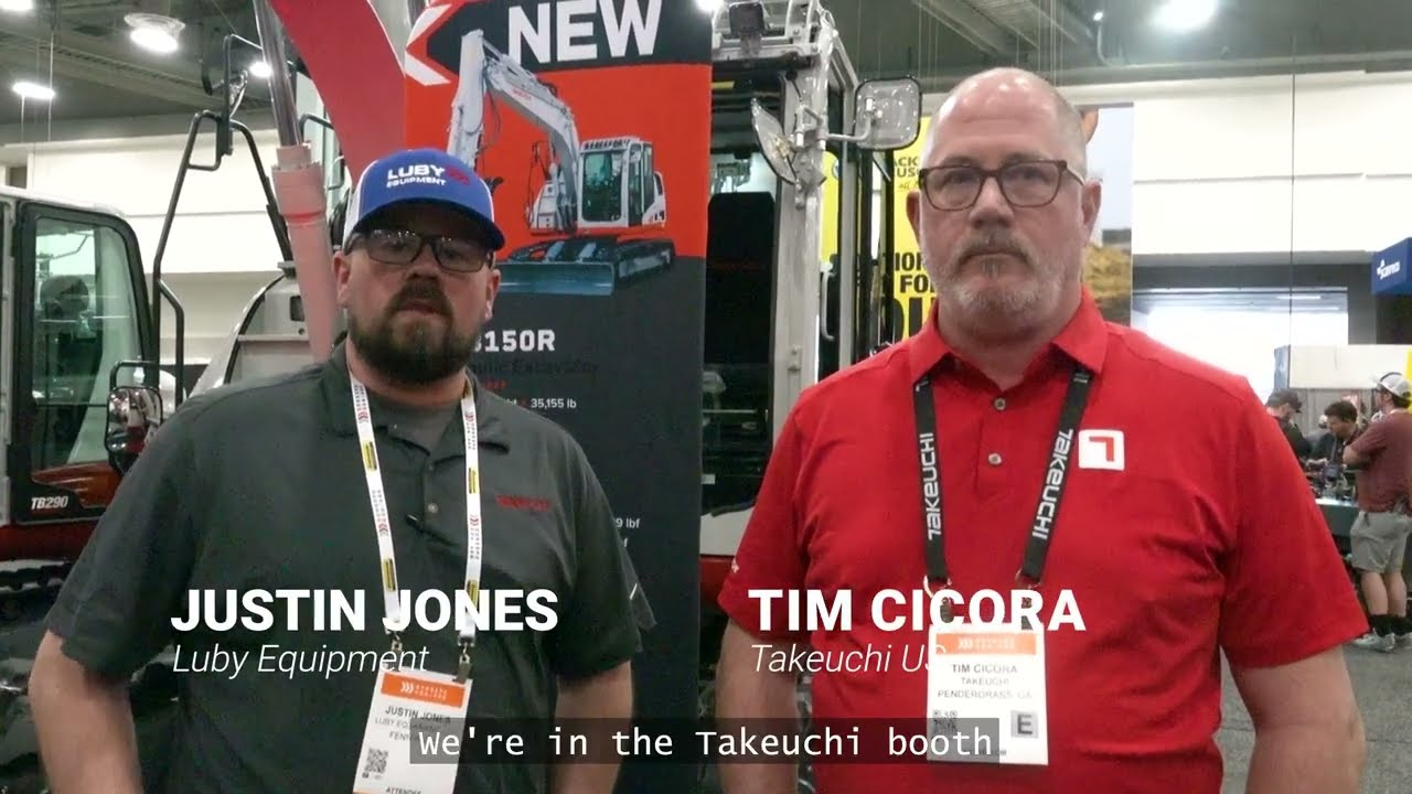 New Takeuchi TB3150R Excavator Revealed at CONEXPO 2026