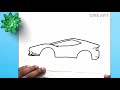 How To Draw A Car Easy Car Drawing Tutorial For Kids