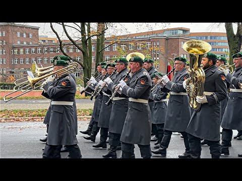 Marsch des Yorck'schen Korps - Stabsmusikkorps der Bundeswehr Schloss Bellevue 21.11.2023