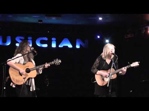 Sally Barker performing 'Elephants' with Vicki Genfan