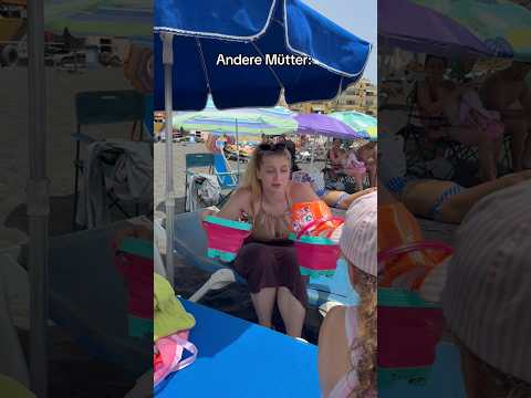 Andere Mütter vs Ich am Strand 😂 #momlife #familienmomente #comedy #vlog #anderemüttervsich