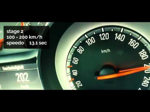 Opel Astra K 1.6 DI Turbo Stage 2: 100-200 km/h in 13 Seconds