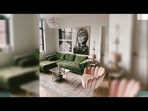 YouTube video about: What color rug goes with olive green couch?