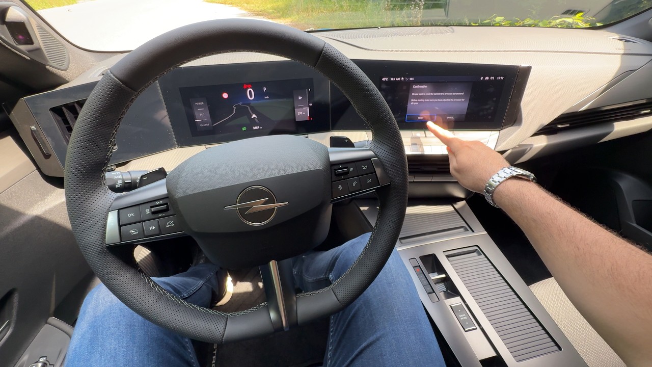 OPEL ASTRA 2026 - how to RESET THE TIRE PRESSURE monitoring system