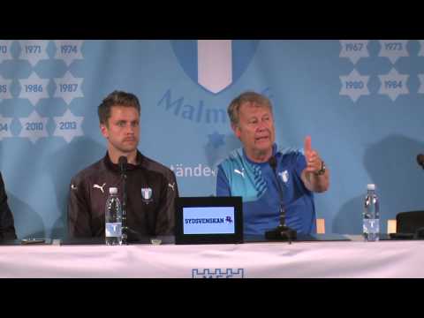 MFFtv: Presskonferens med Kári Árnason och Åge Hareide inför MFF - FC Salzburg