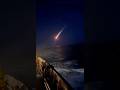 Meteor Strikes the Ocean — The Sky Turns to Fire #meteor #realfootage