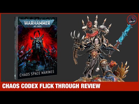 NEW CHAOS SPACE MARINES CODEX BOOK OVERVIEW - What's In The Warhammer 40k Codex Book?