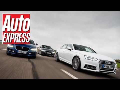 Audi A4 vs Jaguar XE & BMW 3 Series: mega exec group test