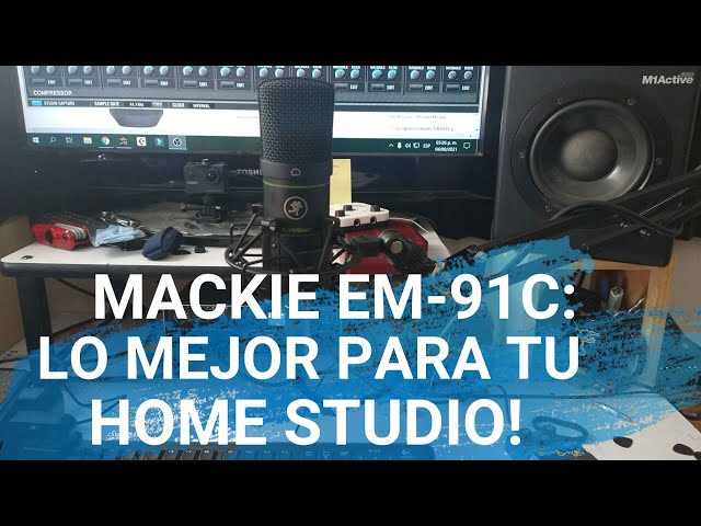 Vídeo relacionado con MACKIE EM-91C micrófono de condensador de gran diafragma para grabación profesional en estudio