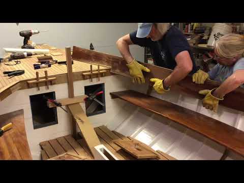 Boat Building- How to Steam Bend the Coaming -Episode 100