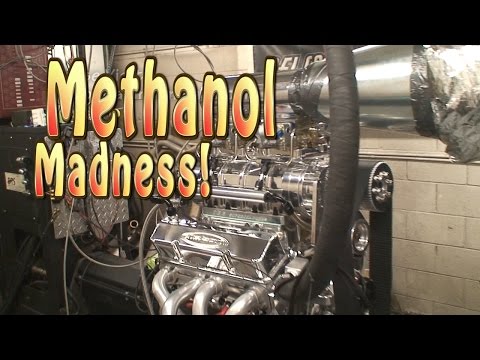 Crazy Blown Methanol 427 SBC tries to destroy Dyno room!  LOL.  Rail.  Nelson Racing Engines.