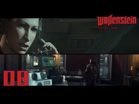 Wolfenstein: The New Order Gameplay Walkthrough w/ SSoHPKC Part 8 - Busted