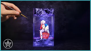 I Made the ULTIMATE Harley Quinn Resin Lamp! | AmazingTrungX DIY Epoxy Resin Diorama