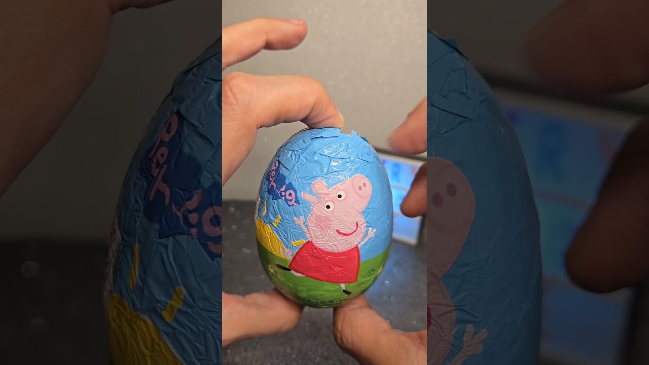 Peppa Pig Egg Surprise #peppapig #surprise #asmr #unboxing #cute #trending #satisfying